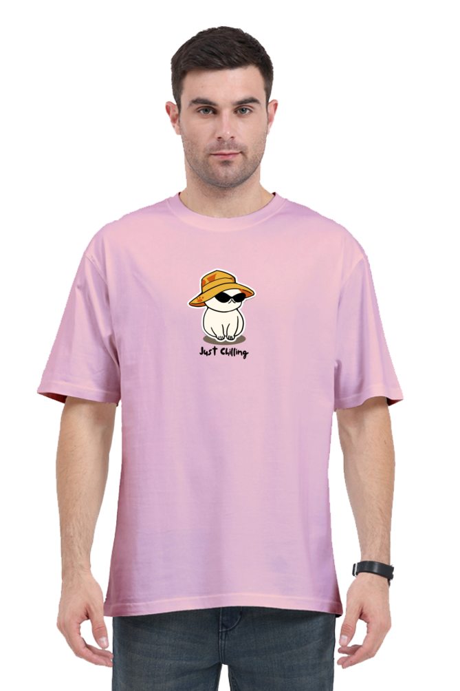 Just Chillin' Unisex Oversized Tee