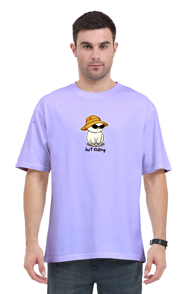 Just Chillin' Unisex Oversized Tee