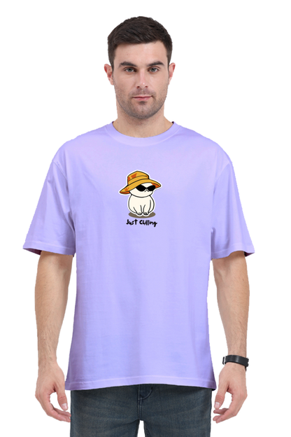 Just Chillin' Unisex Oversized Tee